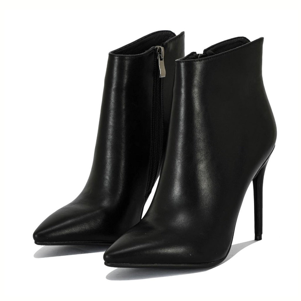 Ana high heel pointed toe ankle boots | A98B