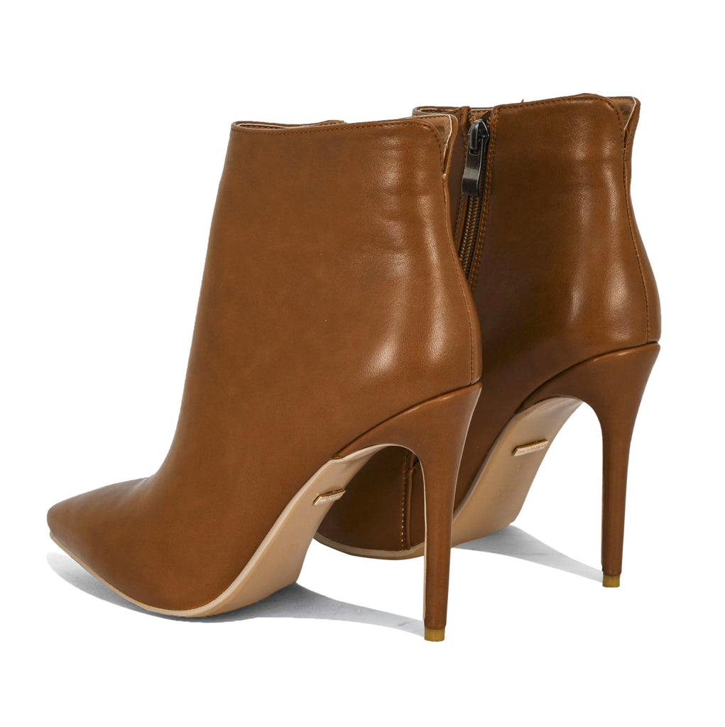 Ana high heel pointed toe ankle boots | A98C