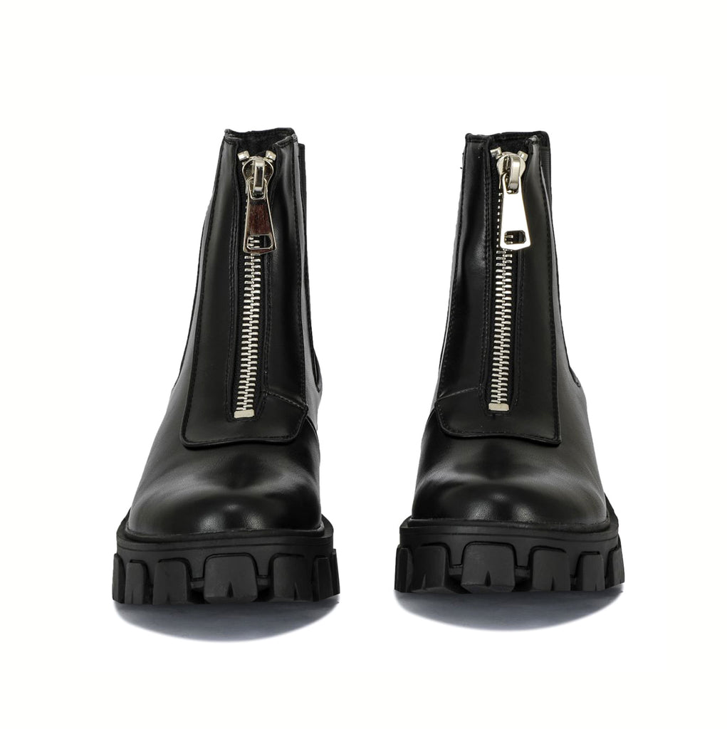 Kristine rubber sole zipped ankle boots | 2010B