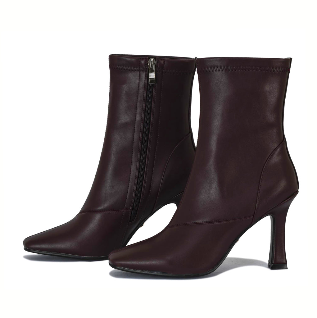 Hailey square toe zipped ankle boots | 1721WB