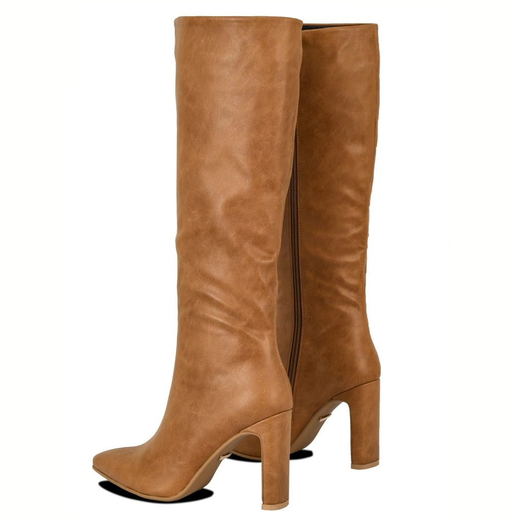 Elis knee high pointed toe boots | 023C
