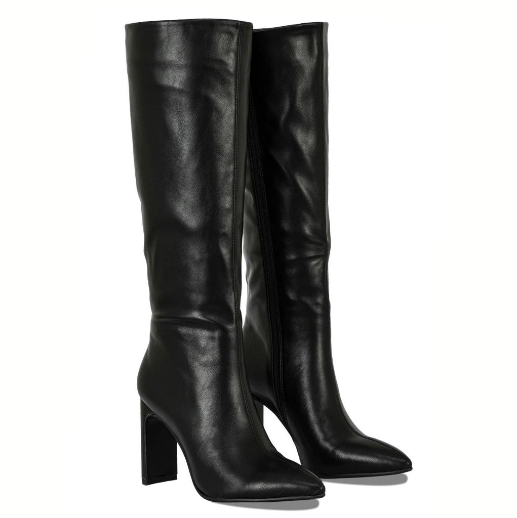 Elis knee high pointed toe boots | 023B