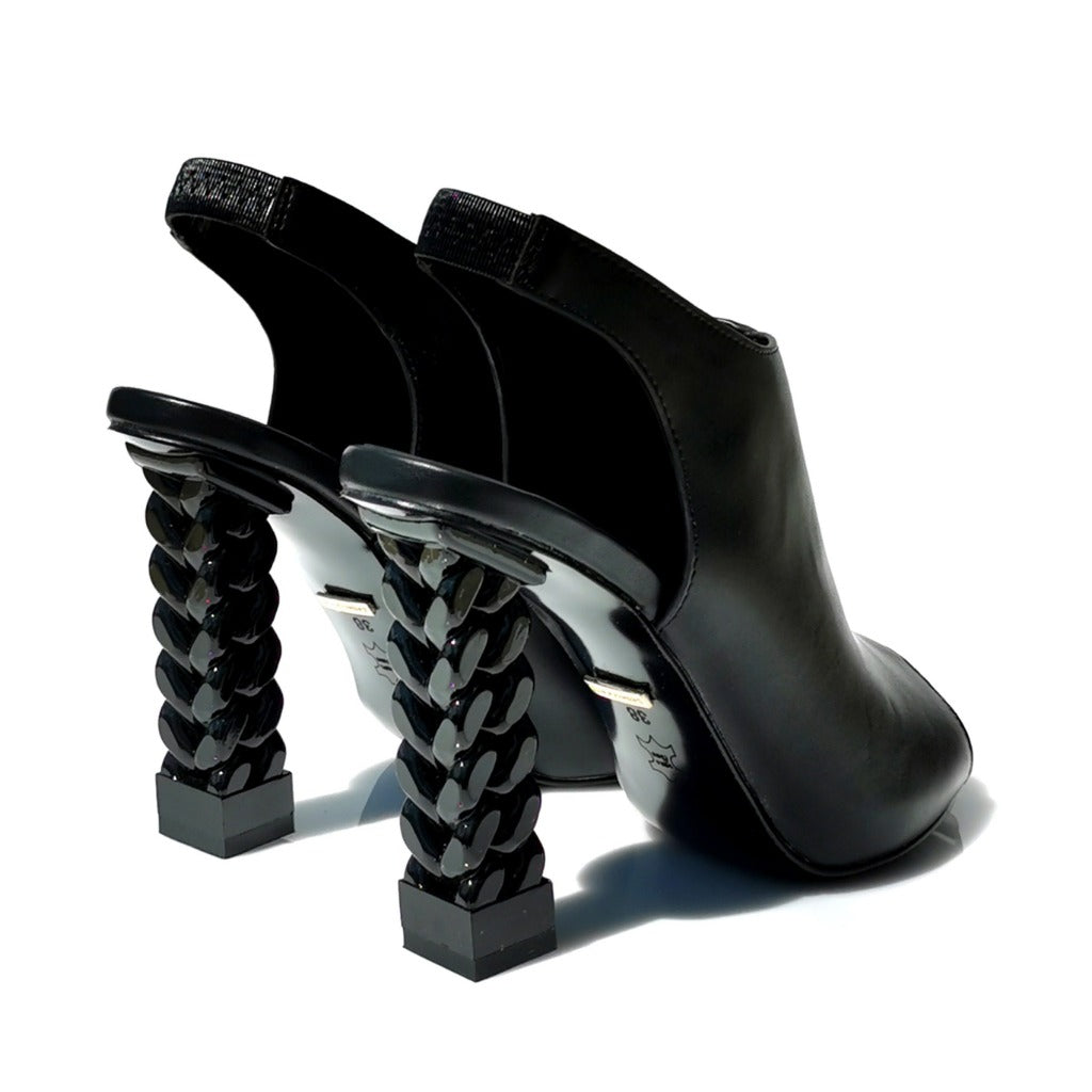 Athena sculptural heel sandals | T186B
